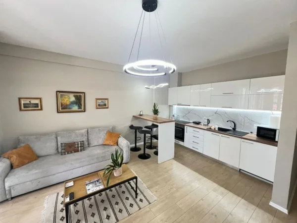 Tirane, jepet me qera apartament 1+1+Ballkon Kati 5, 70 m² 700 € (Shkolla e Baletit)