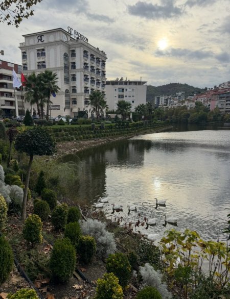 Tirane, jepet me qera apartament 2+1+Ballkon Kati 4, 100 m² 600 € (Liqeni i thate, Prone Hotel Radisson)