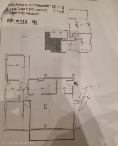Tirane, shitet apartament 2+1 Kati 4, 115 m² 260.000 € (Rr. Bardhyl)