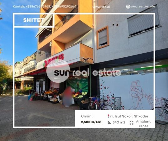 Shkoder, shitet ambjent biznesi Kati 0, 340 m² (SHKODER)
