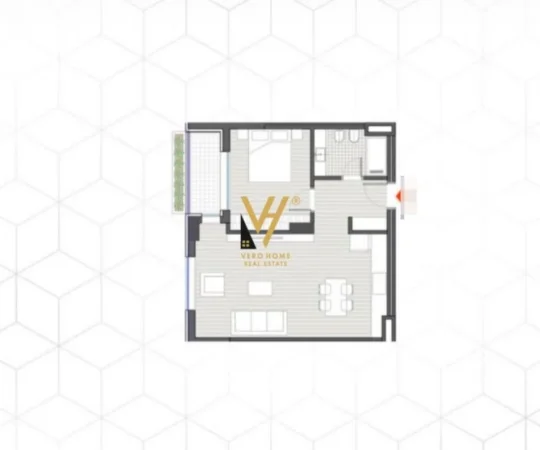 Durres, shitet apartament 1+1+Ballkon Kati 3, 74 m² 142.230 € (GJIRI I LALZIT)