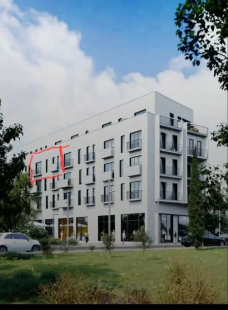 Shitet apartament 1+1 Kati 3, 52 m²