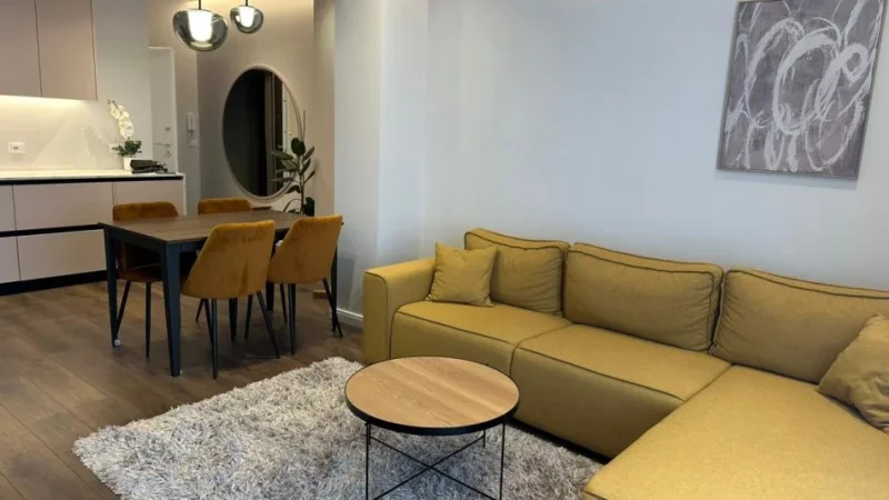 Tirane, jepet me qera apartament 2+1 Kati 9, 95 m² 1.100 € (Komuna e Parisit)