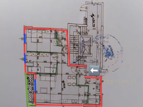 Tirane, shitet apartament 2+1+Aneks+Ballkon Kati 7, 115 m² 189.000 € (Ali Dem)