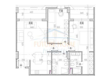 Tirane, shitet apartament 2+1 Kati 6, 135 m² 271.080 € 
