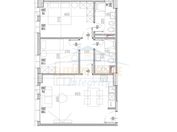 Tirane, shitet apartament 2+1+Ballkon Kati 9, 92 m² 185.300 € (ISH PARKU)