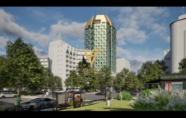 Tirane, shitet apartament 1+1+Ballkon Kati 9, 75 m² 210.000 € (PAZARI I RI)