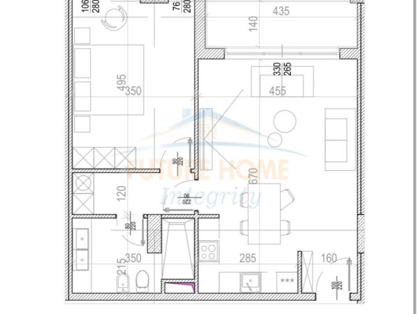 Tirane, shitet apartament 1+1+Ballkon Kati 7, 91 m² 182.240 € (Bulevardi i Ri)