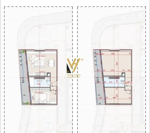 Tirane, shitet apartament 1+1+Ballkon Kati 9, 96 m² (ZOGU I ZI)