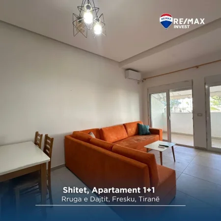 Tirane, shitet apartament 1+1+Ballkon Kati 0, 85 m² 95.000 € (rruga dajtit auto kalaja)