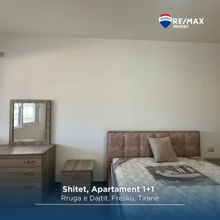 Tirane, shitet apartament 1+1+Ballkon Kati 0, 85 m² 95.000 € (rruga dajtit auto kalaja)