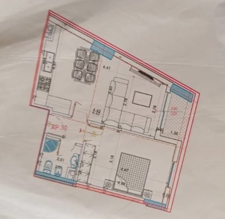 Tirane, shitet apartament 1+1 Kati 8, 102.500 € 