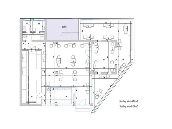 Tirane, jepet me qera ambjent biznesi , 365 m² 3.000 € (Pranë Fakultetit të Ekonomisë)