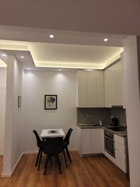Tirane, jepet me qera apartament 1+1 Kati 1, 55 m² 570 € (Rruga e Durresit)