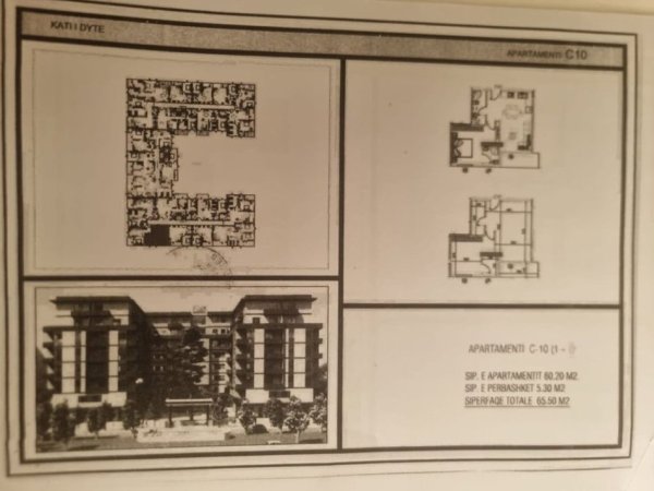 Durres, shitet apartament 1+1+Ballkon Kati 2, 66 m² 95.000 € (Golem)