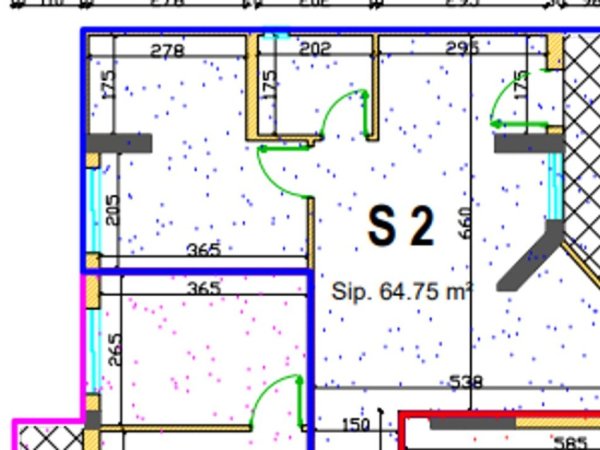 Tirane, shitet apartament 1+1+Ballkon Kati 3, 76 m² 124.700 € (Prane Kompleksit Mangalem)
