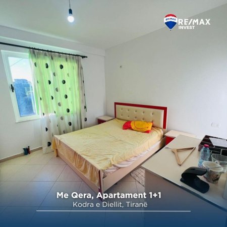 Tirane, jepet me qera apartament 1+1 Kati 4, 450 € (Kodra e Diellit)