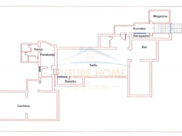 Tirane, jepet me qera Kati -1, 418 m² 2.900 € (Bulevardi i Ri)