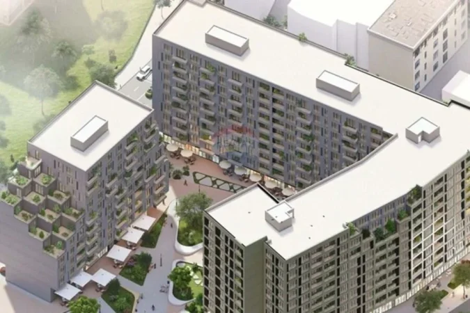 Tirane, shitet apartament 1+1 Kati 9, 75 m² 139.268 € (Fusha Ali Demi, Tiranë)