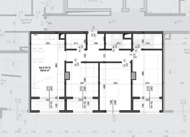 Tirane, shitet apartament 2+1 Kati 2, 204.200 € 