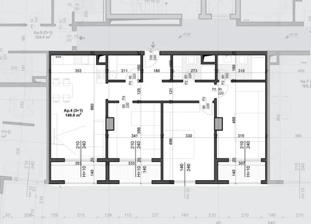 Tirane, shitet apartament 2+1 Kati 2, 204.200 € 