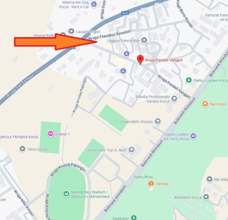 Korce, shes garsonier 1+1 Kati 0, 65 m² (RRUGA PANDELI VANGJELI KORCE)