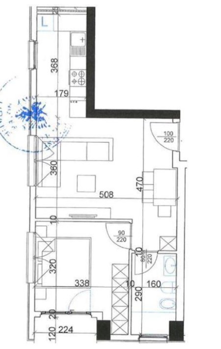 Tirane, shitet apartament 1+1 Kati 4, 63 m² 100.000 € (Zog i Zi)