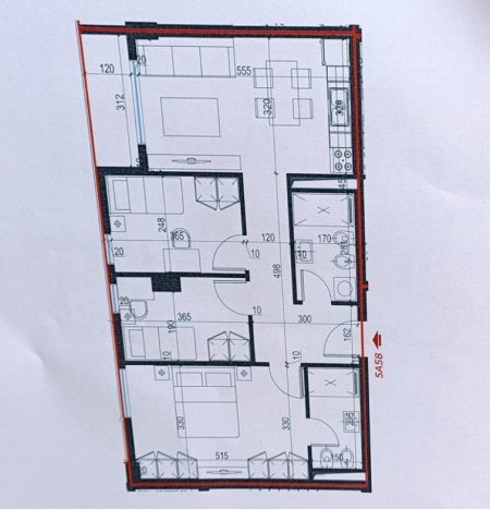 Tirane, shes apartament 3+1+Ballkon Kati 5, 98 m² 115.000 € (Univers City)