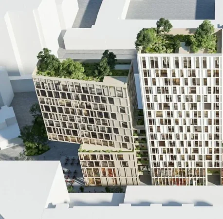 Tirane, shitet apartament 2+1 Kati 13, 93 m² 204.600 € (Soho Towers,Zogu i Zi)