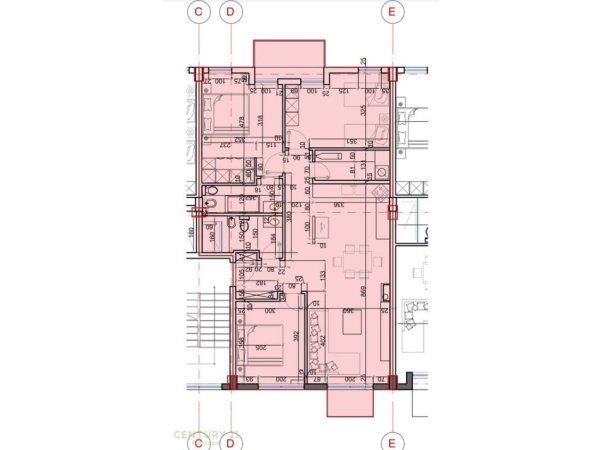 Tirane, shes apartament 3+1+Aneks+Ballkon Kati 1, 125 m² 430.000 € (Secret Garden rezidenc Tirana Albania)