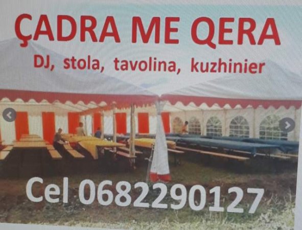 Tirane, - Tenda tavolina karrige per dasma dhe eve