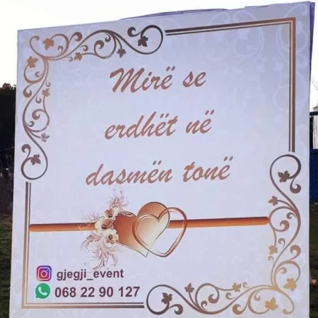 Tirane, - Tenda tavolina karrige per dasma dhe eve