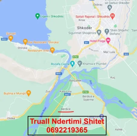 Shkoder, shes truall 3.500 m² (Berdice e Mesme)