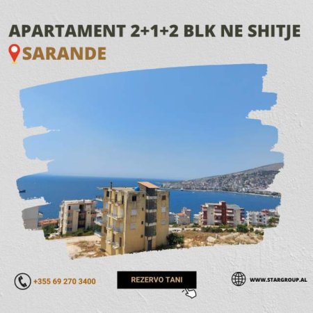 Sarande, shitet apartament 2+1 Kati 3, 128 m² 120.000 Euro (Sarande)