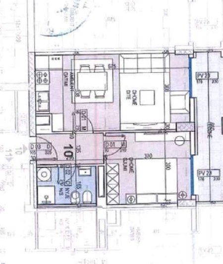 Tirane, shes apartament 1+1+BLK Kati 2, 71 m² 1.350 Euro/m2 (kompleksi ASL 2, ish Venue)