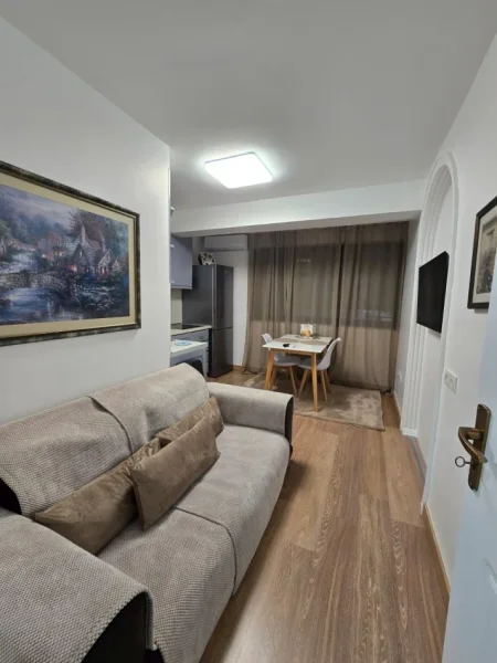 Tirane, jepet me qera apartament 1+1 Kati 5, 600 € (myslym shyri)