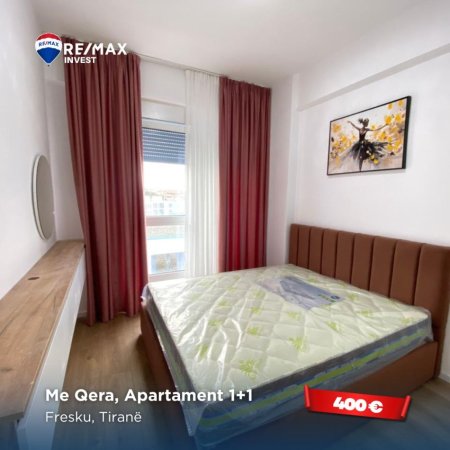 Tirane, jepet me qera apartament 1+1 Kati 3, 50 m² 400 € (Rezidenca oxa)
