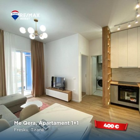 Tirane, jepet me qera apartament 1+1 Kati 3, 50 m² 400 € (Rezidenca oxa)