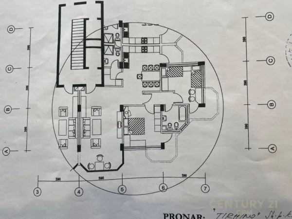 Tirane, shes apartament 2+1+Aneks+Ballkon Kati 3, 120 m² 265.000 € (Rruga Medar Shtylla)