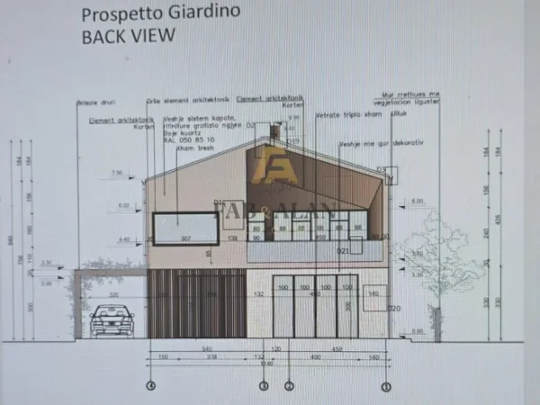 Tirane, shitet Vile 2 Katshe , 330 m² 500.000 € (Lunder)