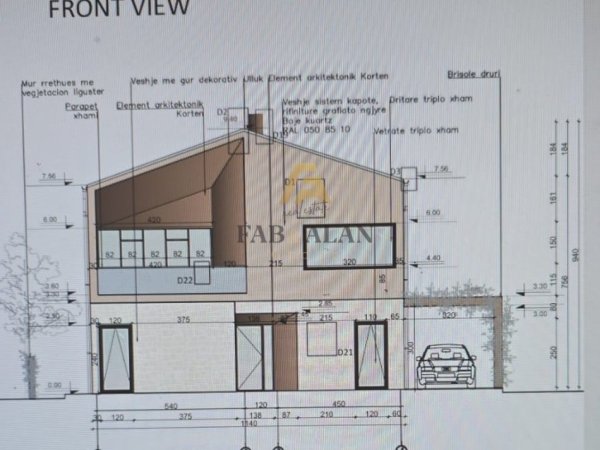 Tirane, shitet Vile 2 Katshe , 330 m² 500.000 € (Lunder)