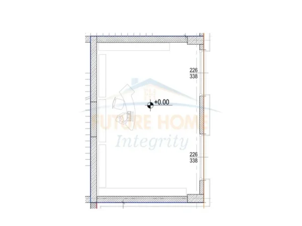 Tirane, shitet ambjent biznesi Kati 0, 44 m² 292.140 € (Riverside Residence)