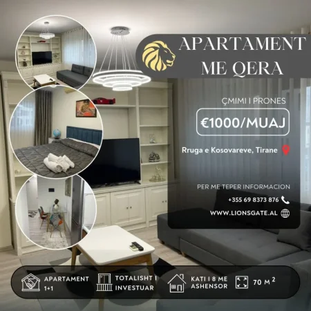 Tirane, shes apartament Kati 8, 70 m² 