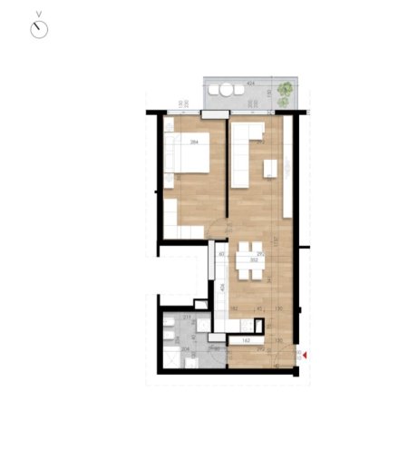 Tirane, shitet apartament 1+1+Aneks+Ballkon  79 m² 128.000 € (Ish Fusha e Aviacionit pranë Rezidencës Turdiu)