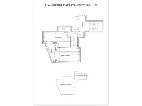 Tirane, jepet me qera ambjent biznesi Kati 4, 102 m² 900 € 