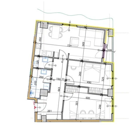 Tirane, shitet apartament 2+1+2+ 2Ballkone , 105 m² 120.250 € (Aluna Complex, Paskuqan)