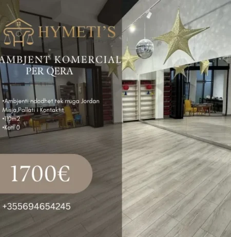 Tirane, jepet me qera Kati 0, 110 m² 1.700 € (Rruga Jordan Misja)