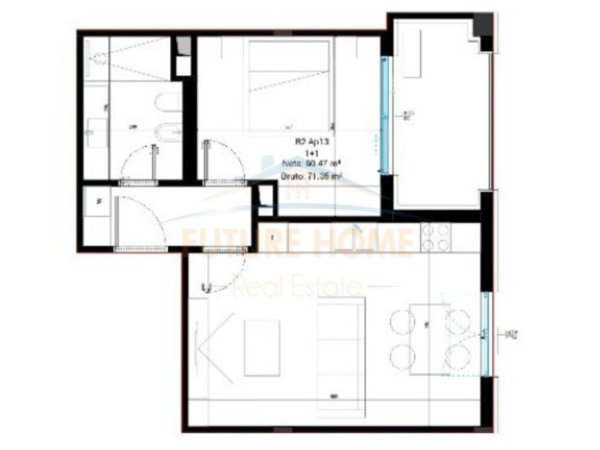 Tirane, shitet apartament 1+1 Kati 1, 72 m² 199.780 € (Santorini Residence)