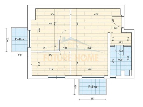 Tirane, jepet me qera ambjent biznesi Kati 2, 73 m² 650 € 