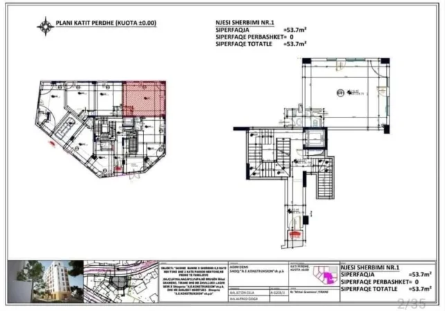 Tirane, Liste me oferta dyqan Kati 0, 48 m² 